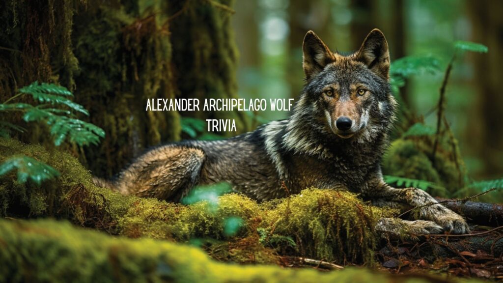 Wolves of the Islands: An Alexander Archipelago Wolf Trivia Challenge ...